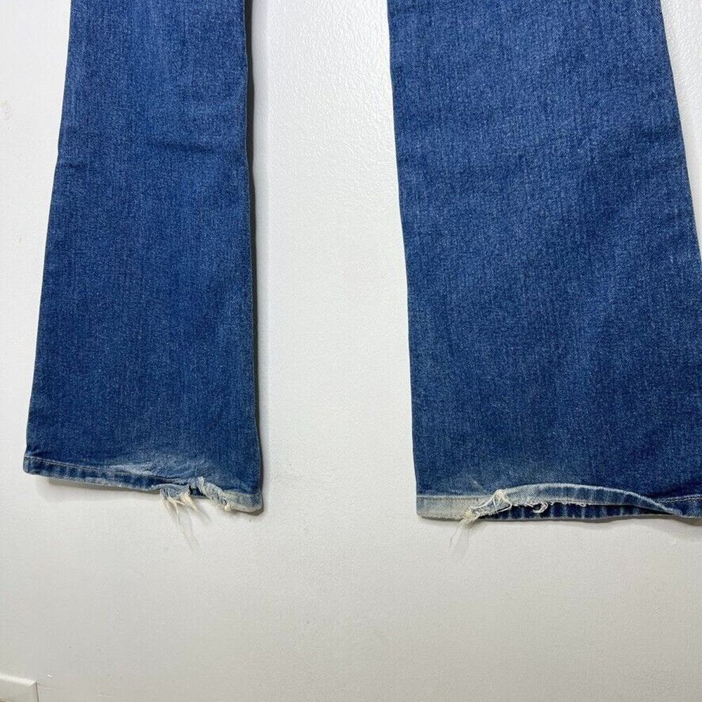 Tommy Hilfiger Blue Denim Vintage 90's Flare Bell Bottom Jeans Size 9 Women's - Picture 9 of 13